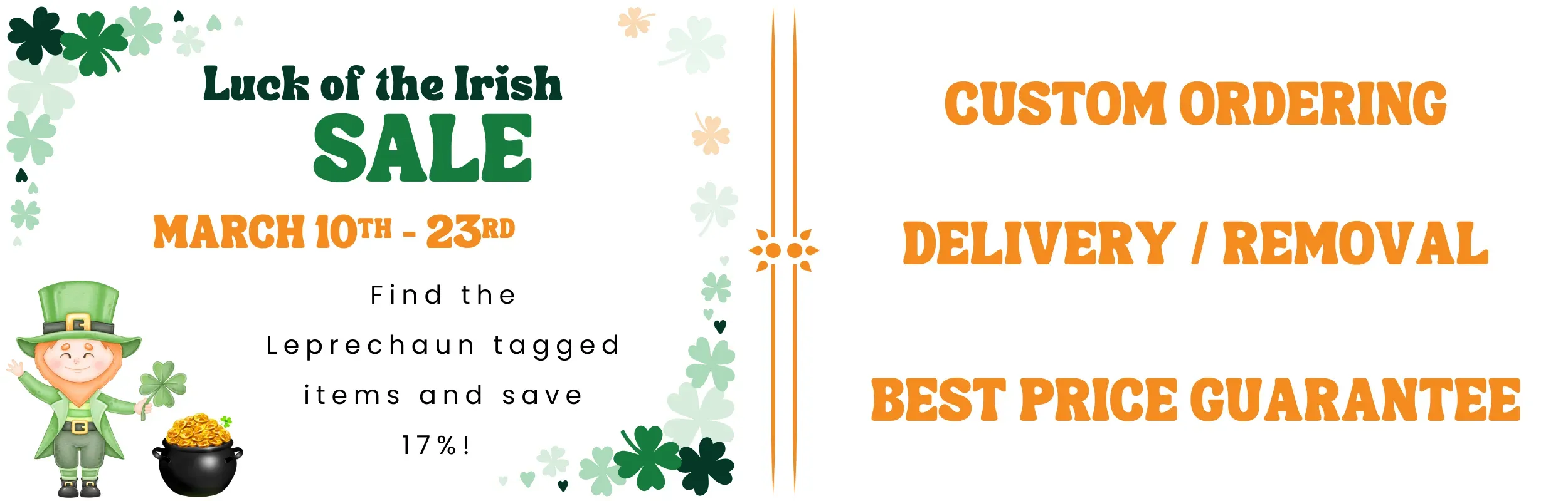 Luck Of The Irish Sale